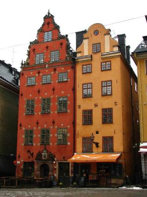 Sztokholm. Kamieniczki przy Stortoget na Starym Mieście.(IMG_2334.JPG)