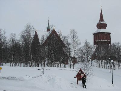 Kiruna. Drewniany kościł secesyjny z 1907 roku.(IMG_2537.JPG)