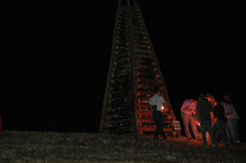 Preparing to Light the Bonfire