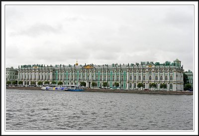 Winter Palace and Neva River