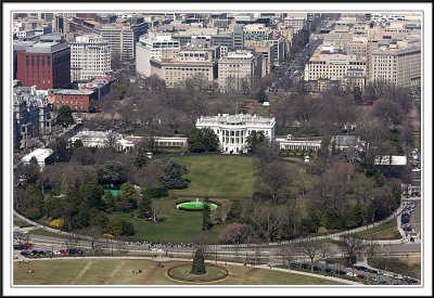White House Viewd from Washington Monument