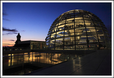 Dusk on the Roof of Reichstag