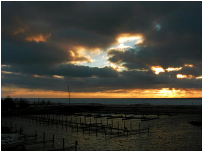 Sunset at Kincardine Harbour