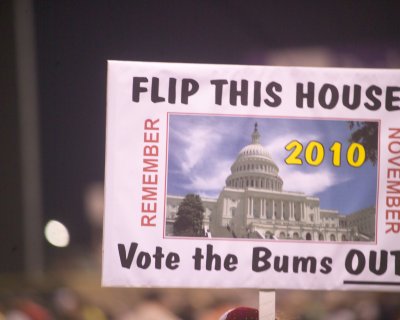 Teaparty Members from All Over Texas Protest outside of Dallas on April 15, 2010