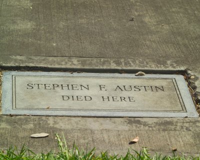 Stephen F Austins Death Place Marker