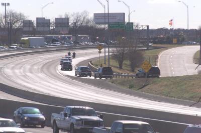 Presidential Motorcade Leaving Dallas for Crawford