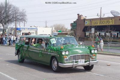 Green Checker Cab