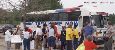 One of Several Bus Loads
