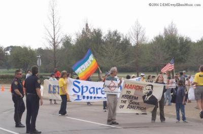 March From Exxon Starts