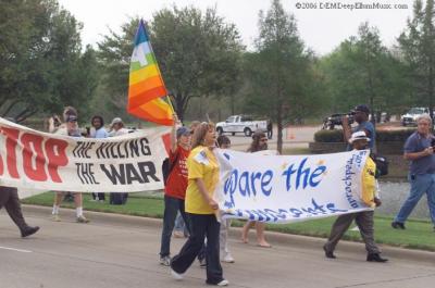 War and Oil Protest March 1