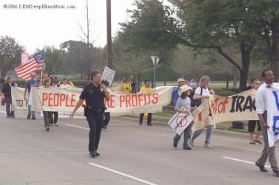 War and Oil Protest March 2