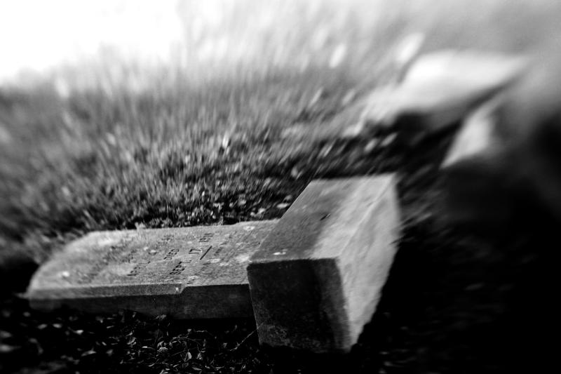 no respect for the dead?