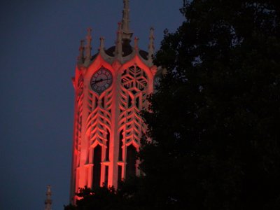 Auckland university clock tower