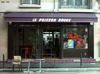 Vitrine Le poisson rouge- Paris