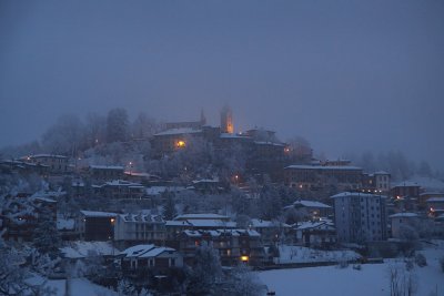 Monforte dAlba Italy, the blue hourr