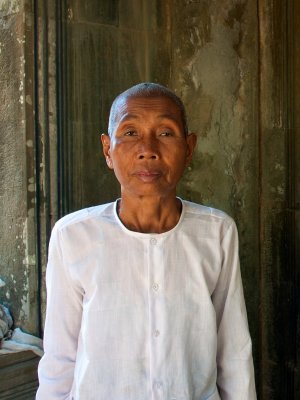 Nun in Angkor