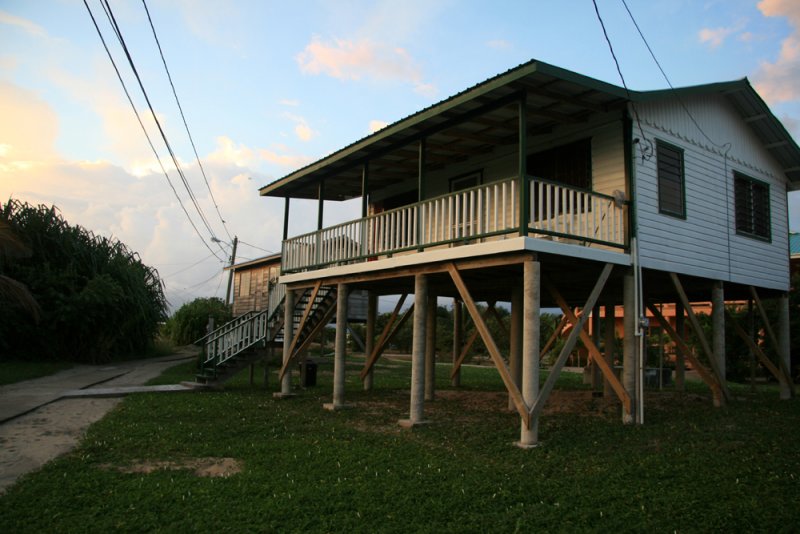 View along the walking path