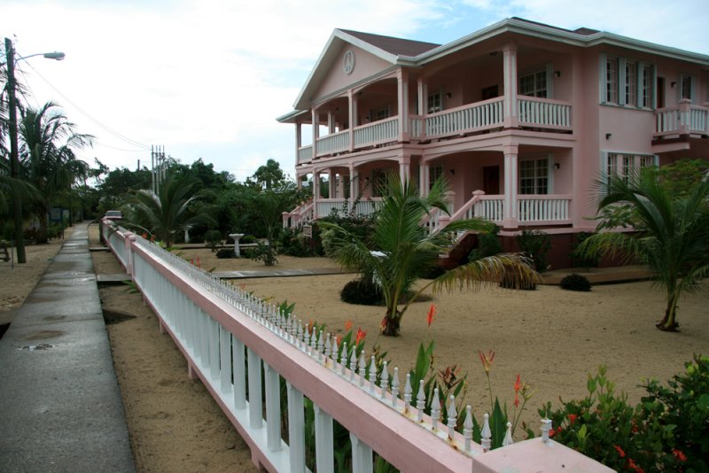 View along the walking path