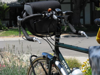 Handlebar bags are essential for bike touring