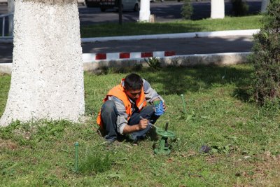 Just another day for a city worker