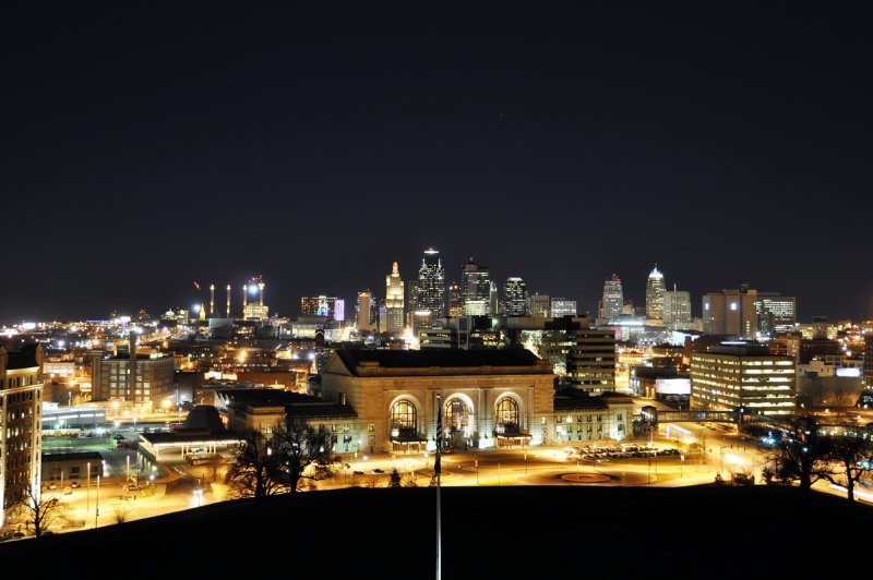 Kansas City Union Station at Night