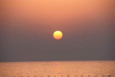 SUN SET AT JUMEIRAH BEACH