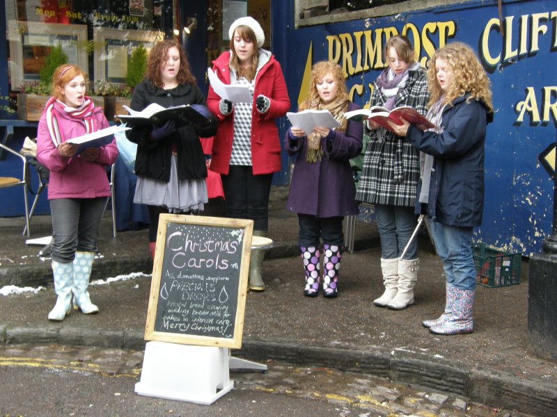 Carollers in Clifton