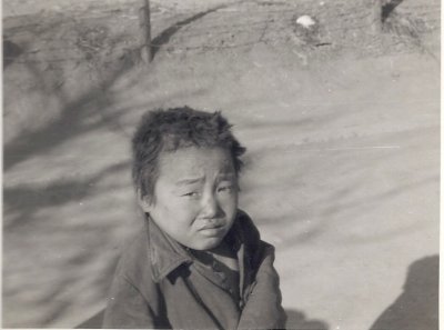 Korean child in 1952 during war