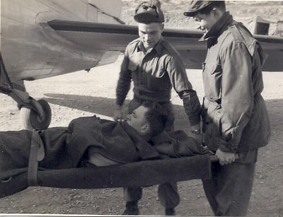 Loading wounded 1952/53