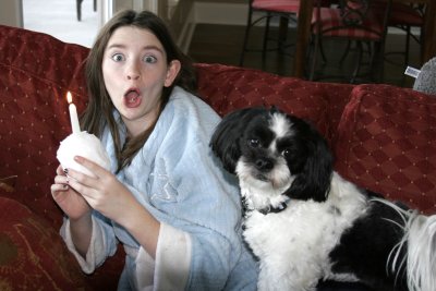 Anna's silly bithhday snowball