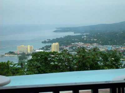 Ocho Rios from the top of Mystic Mountain