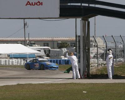 #56 Porsche using overland route!