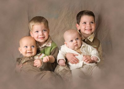 Audrey and Her three cousins