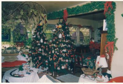 Our three Christmas Trees several years ago