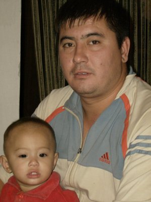 Host at Shymkent and child