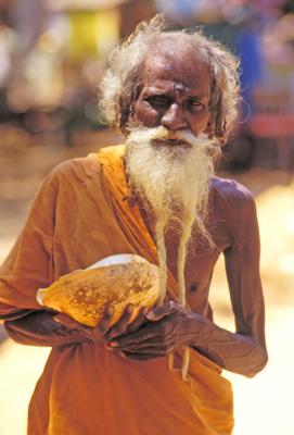 mendiant  mahabalipuram