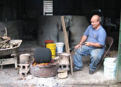 Etapa I: Tostando cafe artesanal en el Abanico