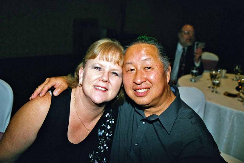 Gail and I at Ann and Rolando's wedding at Sam's Town in Las Vegas  11/09/2002