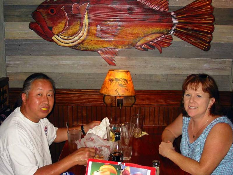 Lunch at Red Lobster  7/04/2003