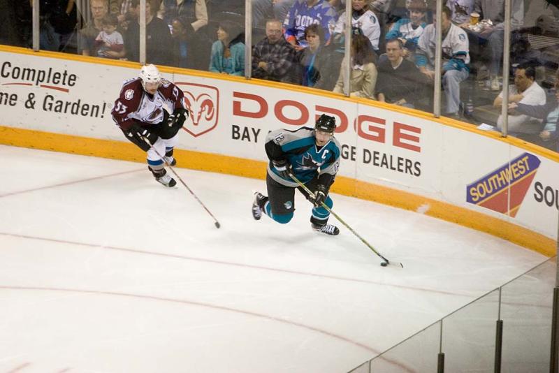 Brett Mclean and Patrick Marleau