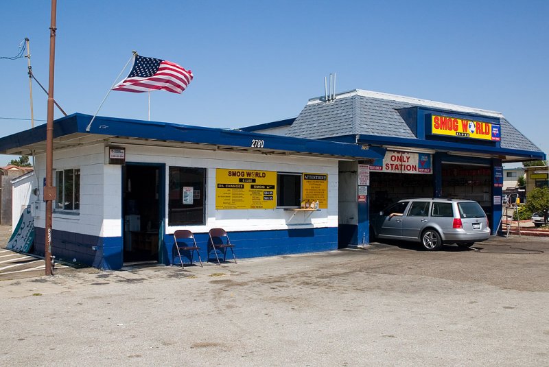 Getting my new car smog tested  9/06/2006