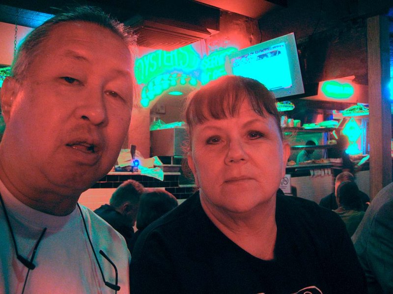 Gail and I at Acme Oyster House