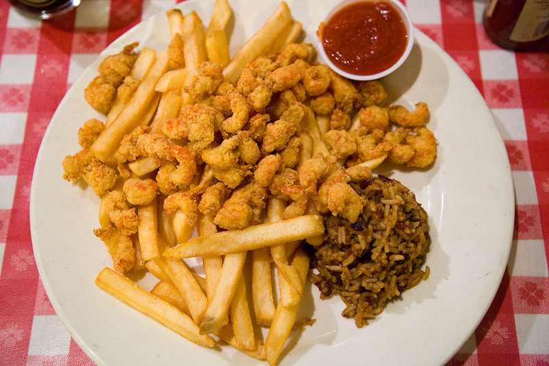 Fried Crawfish Tails at Mulate's