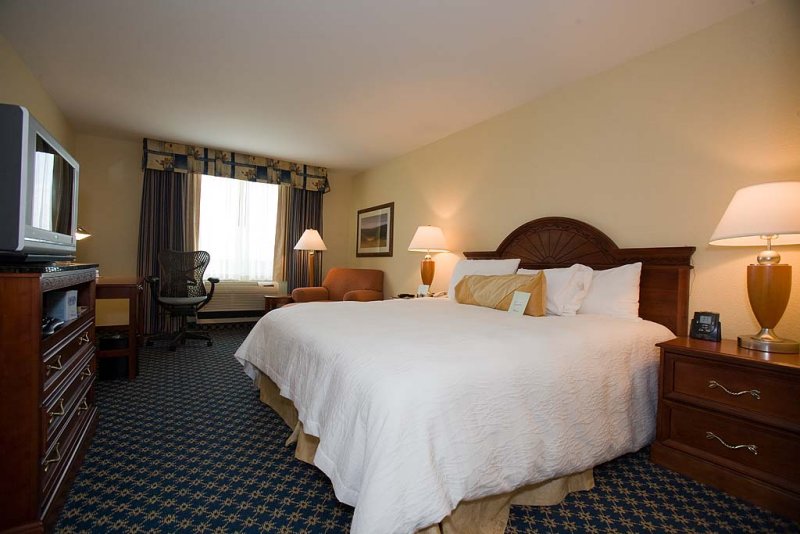 Our room at the Hilton Garden Inn in Lafayette, Louisiana
