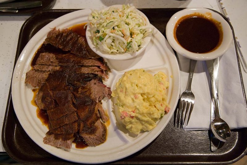 BBQ Beef Plate at Pappas BBQ