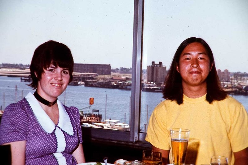 Elva's retirement lunch at Castaway's  June 1972