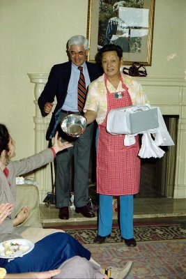 My Dad's retirement lunch - June 1981