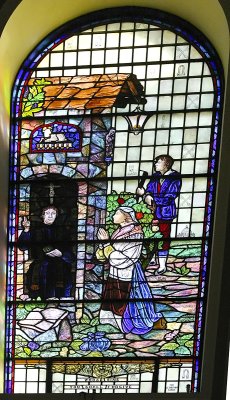 Stained Glass window at St Francis Xavier Roman Catholic Church IMG_7614.jpg
