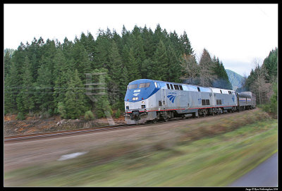 Amtrak at Track Speed