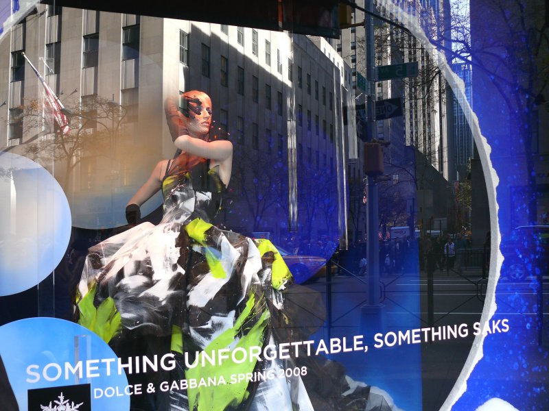 Unforgettable Saks window